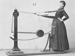 photo about Weird And Scary Exercise Equipment of the Victorian Age - 778