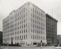 photo about Transportation of Indiana Bell Building - 799